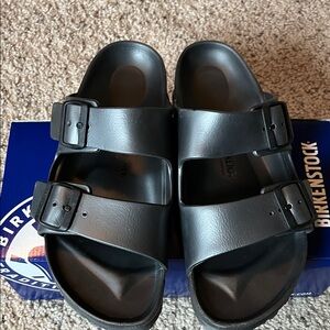 Birkenstock Dark Grey Double-Strap Sandals
